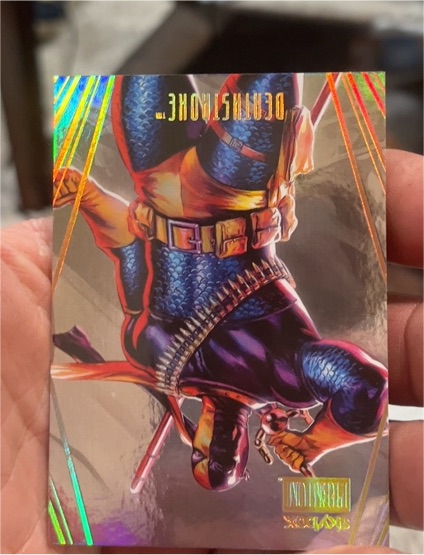 2025 Skybox Metal Universe Batman Deathstroke Skybox Premium #S-20 — front