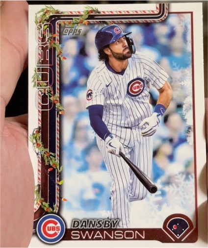 2025 Topps Holiday #H39 Dansby Swanson — front