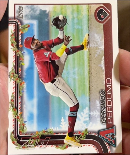 2025 Topps Holiday #H93 Geraldo Perdomo — front
