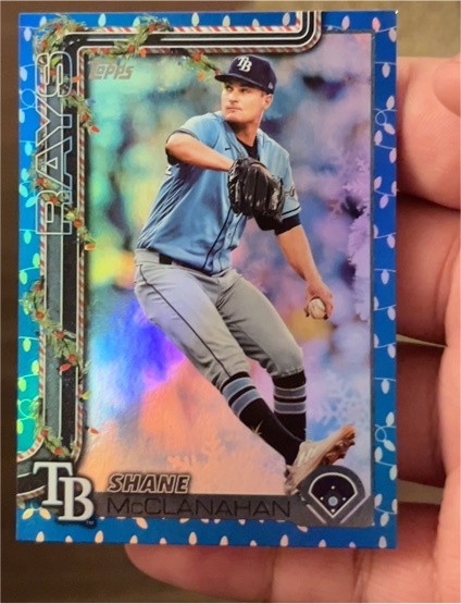 2025 Topps Holiday #H28 Shane McClanahan — front
