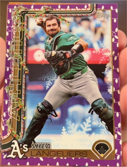 2025 Topps Holiday #H102 Shea Langeliers — front