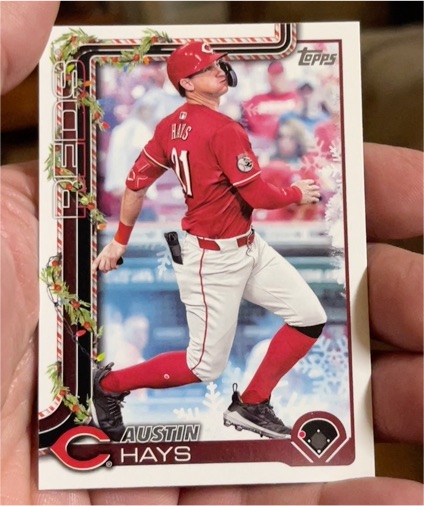 2025 Topps Holiday #H67 Austin Hays — front