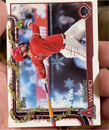 2025 Topps Holiday #H134 Taylor Ward — front