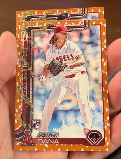 2025 Topps Holiday #H133 Caden Dana — front