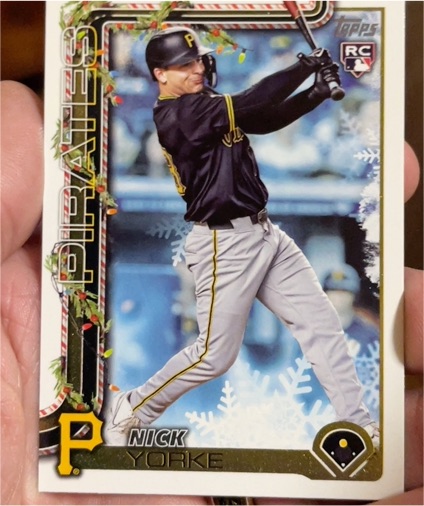 2025 Topps Holiday #H115 Nick Yorke — front