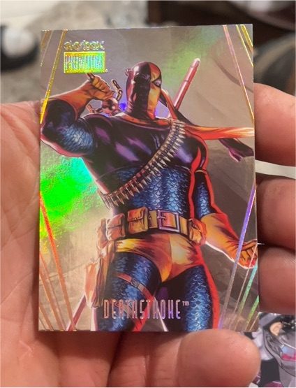 2025 Skybox Metal Universe Batman #S-20 Deathstroke — front
