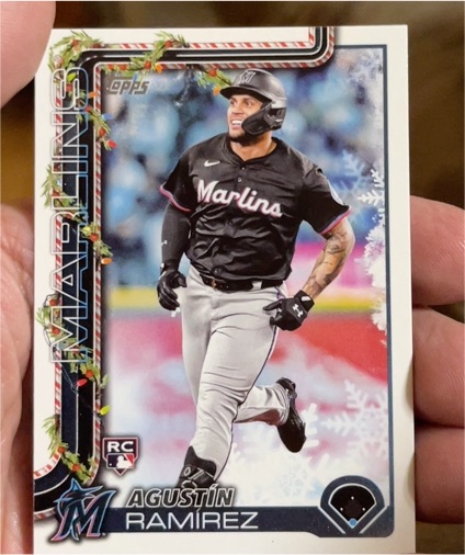 2025 Topps Holiday #H19 Agustín Ramírez — front