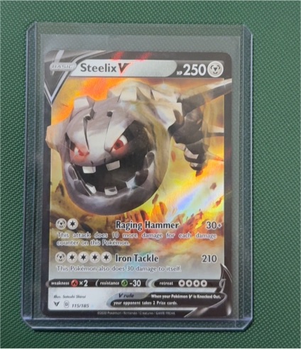 2020 Pokémon TCG Vivid Voltage #115 Steelix V — front