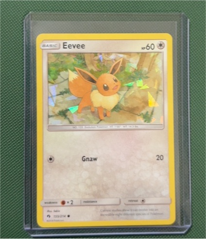 2018 Pokémon Sun & Moon Lost Thunder #155 Eevee — front