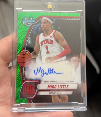 2024-25 Bowman Chrome University #79 Miro Little — front