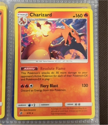 2018 Pokémon Dragon Majesty #3 Charizard — front