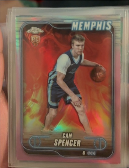 2024-25 Topps Chrome #130 Cam Spencer — front