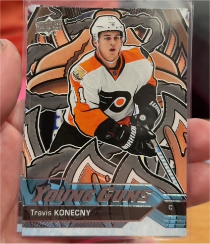 2024-25 Upper Deck Series 2 Young Guns Renewed #217 Travis Konecny — front