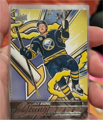 2024-25 Upper Deck Series 2 Young Guns Renewed #451 Jack Eichel — front