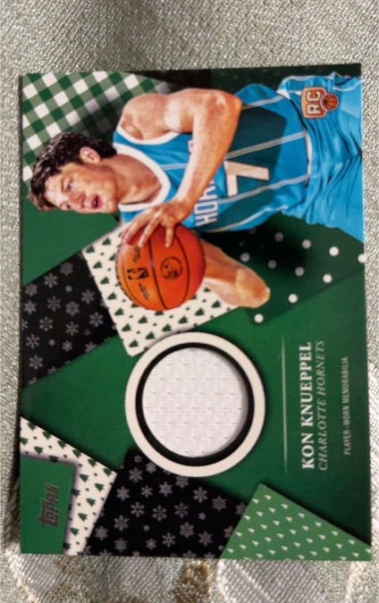 2025-26 Topps Holiday #HR-3 Kon Knueppel — front
