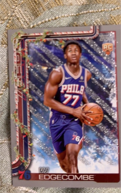 2025-26 Topps Holiday #H163 VJ Edgecombe — front