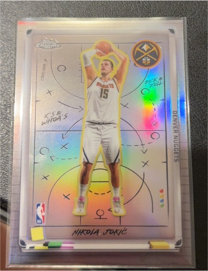 2025-26 Topps Chrome X's & Whoa's #XW-3 Nikola Jokic — front