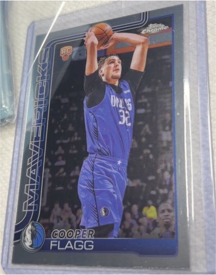 2025-26 Topps Chrome #251 Cooper Flagg — front