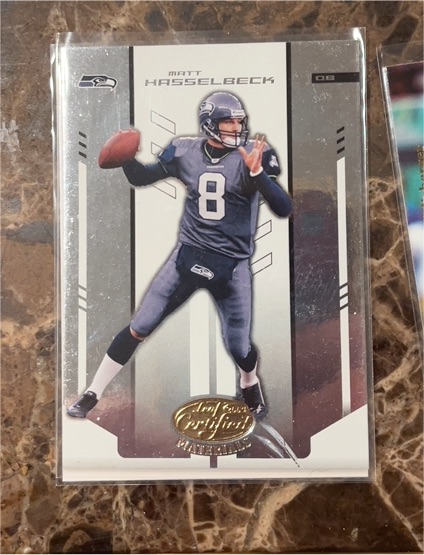 2004 Leaf Certified Materials #QB Matt Hasselbeck — front
