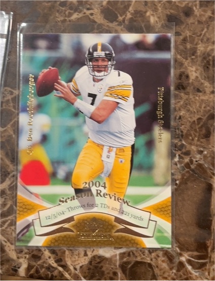 2005 Upper Deck Mini Jersey Collection #87 Ben Roethlisberger — front