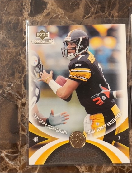 2005 Upper Deck Mini Jersey Collection #7 Ben Roethlisberger — front