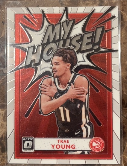 2020-21 Panini Donruss Optic #17 Trae Young My House Insert — front