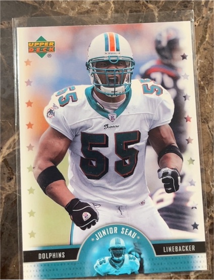2005 Upper Deck NFL Legends #25 Junior Seau — front