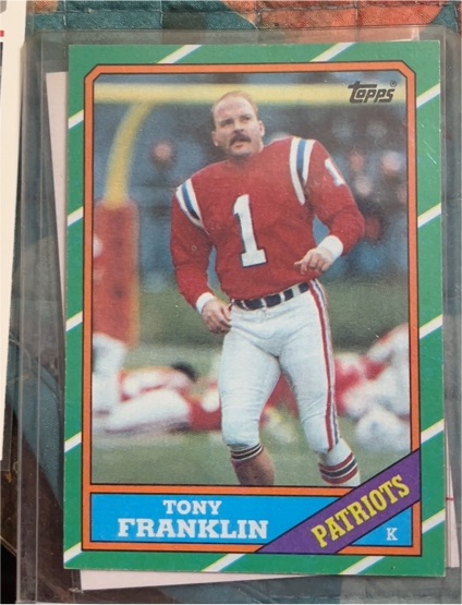 1986 Topps #37 Tony Franklin — front