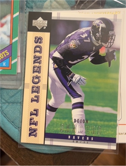 2004 Upper Deck NFL Legends #37 Deion Sanders — front
