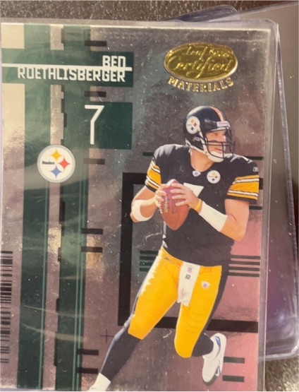 2005 Leaf Certified Materials #97 Ben Roethlisberger — front