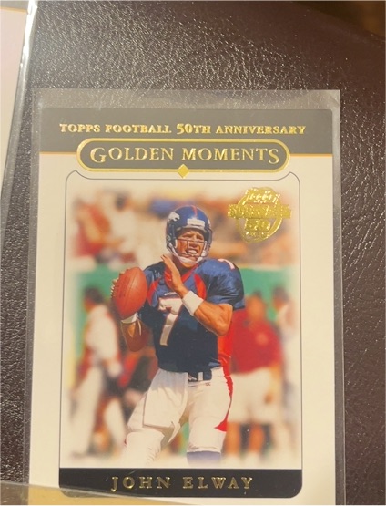 2005 Topps Football 50th Anniversary #322 John Elway — front