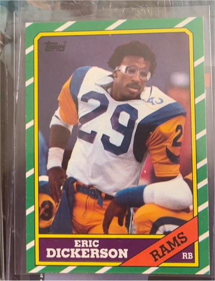 1986 Topps #78 Eric Dickerson — front