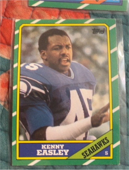 1986 Topps #211 Kenny Easley — front