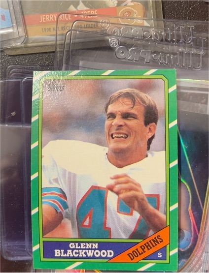 1986 Topps #58 Glenn Blackwood — front