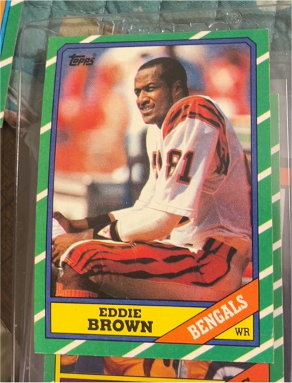 1986 Topps #260 Eddie Brown — front