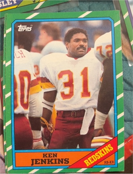 1986 Topps #174 Ken Jenkins — front