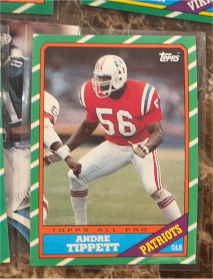 1986 Topps #39 Andre Tippett — front
