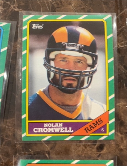 1986 Topps #92 Nolan Cromwell — front