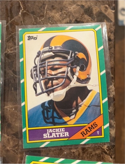 1986 Topps #85 Jackie Slater — front