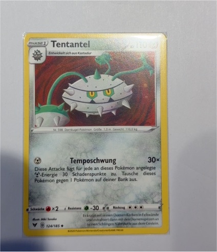 2020 Pokémon Vivid Voltage #124 Tentantel — front