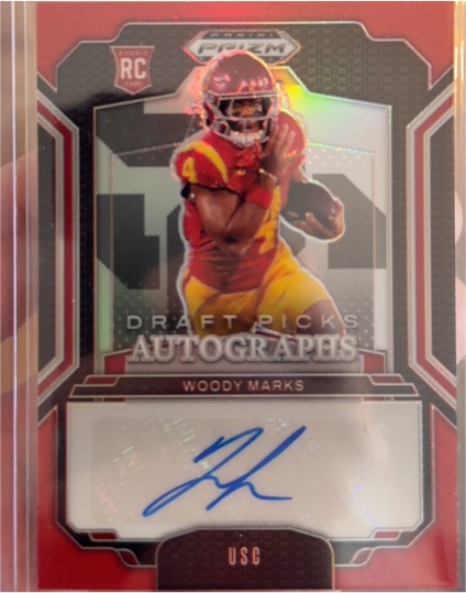 2025 Panini Prizm Draft Picks Autographs #DPA-JMS Woody Marks — front