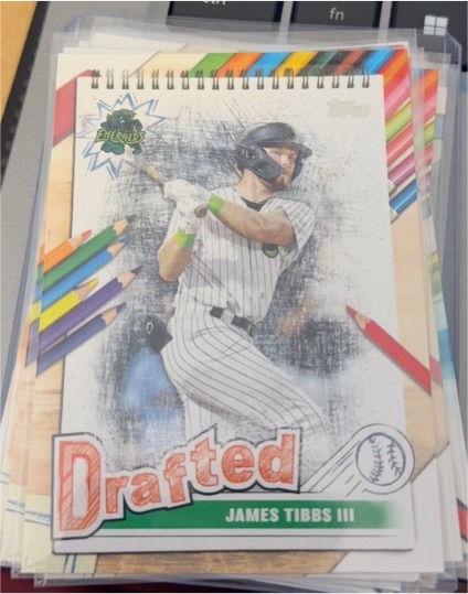 2025 Topps Pro Debut #DF-13 James Tibbs III Drafted — front
