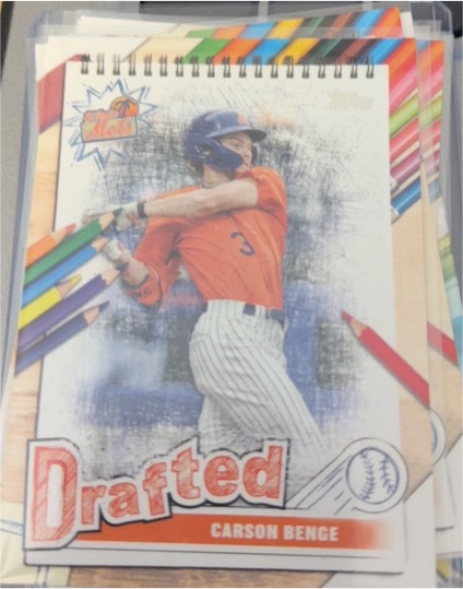 2025 Topps Pro Debut Drafted #DF-9 Carson Benge — front