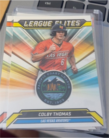 2025 Topps Pro Debut League Elites #LE-10 Colby Thomas — front