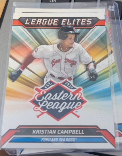 2025 Topps Pro Debut #LE-9 Kristian Campbell — front