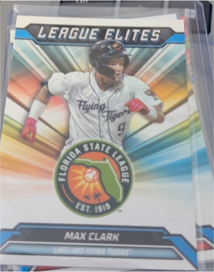 2025 Topps Pro Debut #LE-2 Max Clark League Elites — front