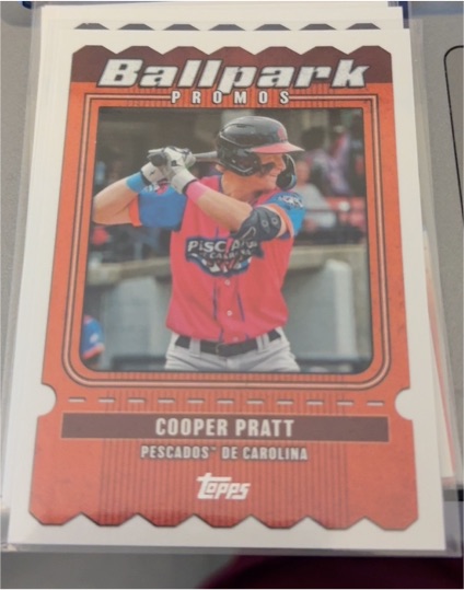 2025 Topps Pro Debut #BP-13 Cooper Pratt Ballpark Promos — front