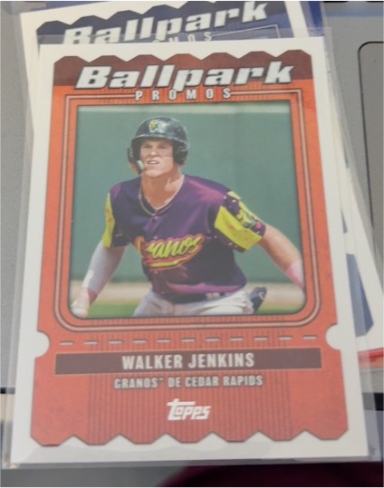 2025 Topps Pro Debut Ballpark Promos #BP-15 Walker Jenkins — front