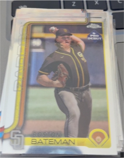 2025 Topps Pro Debut #PDC-42 Boston Bateman — front