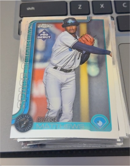 2025 Topps Pro Debut Chrome #PD-67 Brice Matthews — front